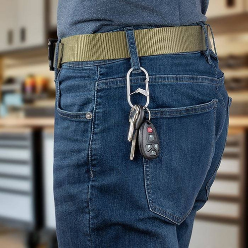 Nite Ize - Karabińczyk z podwójną komorą G-Series™ #4 - Stalowy - Srebrny - GS4-11-R6