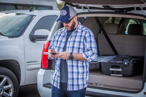 Helikon - Koszula TRIP Nylon Blend - Indigo Plaid - KO-TRI-NB-P8