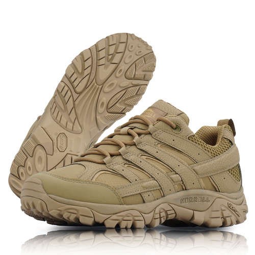 Merrell - Niskie buty wojskowe Moab 2 - Coyote - J15857