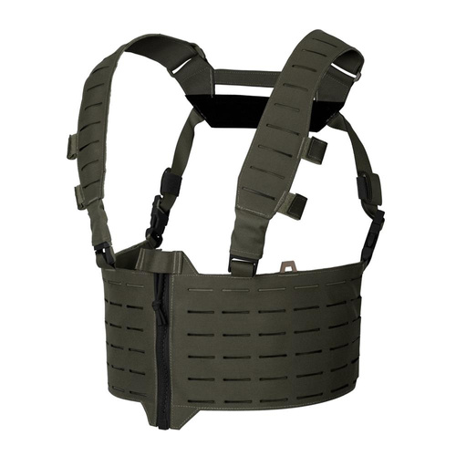 Direct Action - Kamizelka Chest Rig WARWICK Zip Front® - Ranger Green - Cordura 500D - CR-WRWZ-CD5-RGR