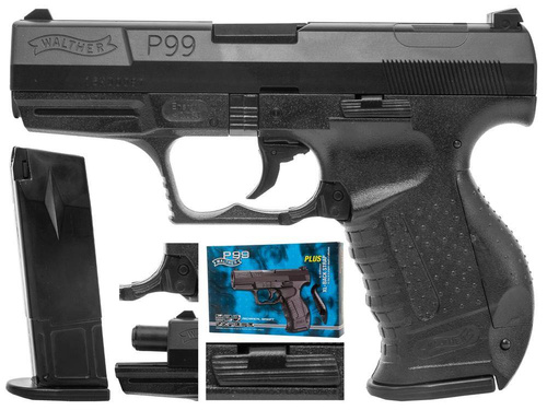 Walther - Replika ASG pistoletu P99 - Sprężynowa - 2.5177