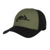 Helikon - Czapka z daszkiem Logo Cap - PolyCotton Ripstop - Black / Olive Green - CZ-LGC-PR-0102B