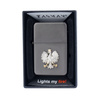 Tasman - Zapalniczka benzynowa - Orzeł - Black Nickel Brushed - Q310220