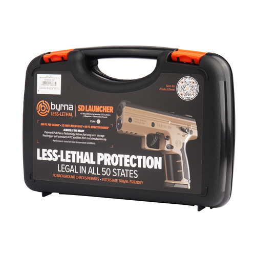 Byrna - Pistolet na kule gumowe i pieprzowe Byrna SD - .68 - CO₂ - Tan - SK68300-TAN