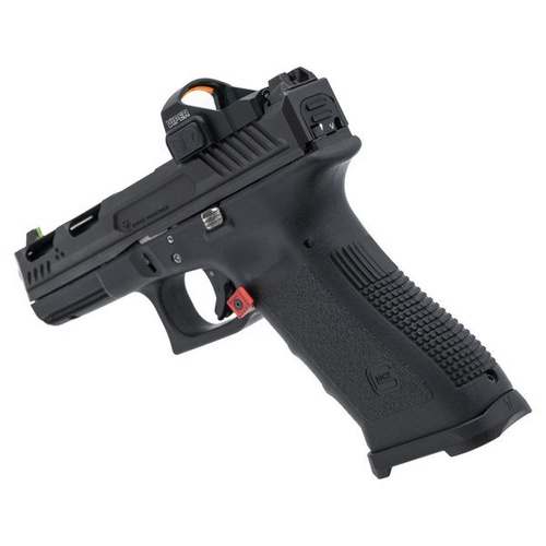 Strike Industries - Powiększony zwalniacz magazynka do Glock Gen 1/2/3 - Czerwony - SI-G3-MagRelease-RED