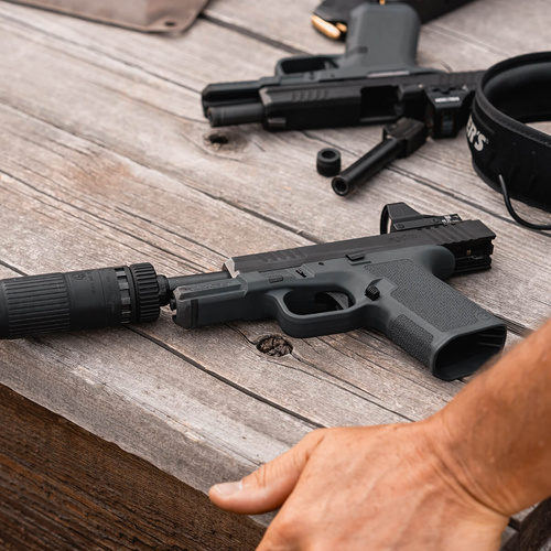 Magpul - Polimerowy szkielet EHG SG9 do Ruger RXM Compact - Stealth Grey - MAG1436-GRY