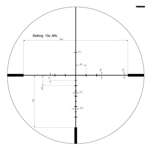 Vector Optics - Luneta biegowa Continental 1-10x24i ED Fiber - SFP - G4 Fiber - Czarny - SCOC-47