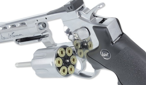 ASG - Replika rewolweru Dan Wesson 4'' Revolver - Silver - 16181