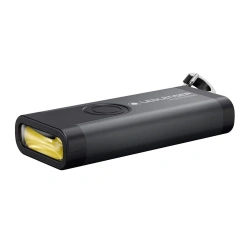 Ledlenser - Latarka brelok LED K4R - Aluminium - 120 lm - Szara - 502132