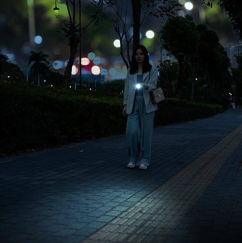 Fenix - Latarka LED akumulatorowa / brelok E05R - 400 lumenów - Czarna - 039-493