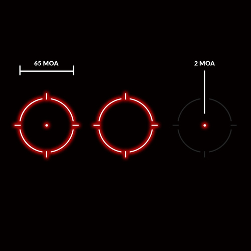 Holosun - Kolimator zamknięty AEMS EVO - Red Dot - Picatinny - Czarny - AEMS-EVO-RD