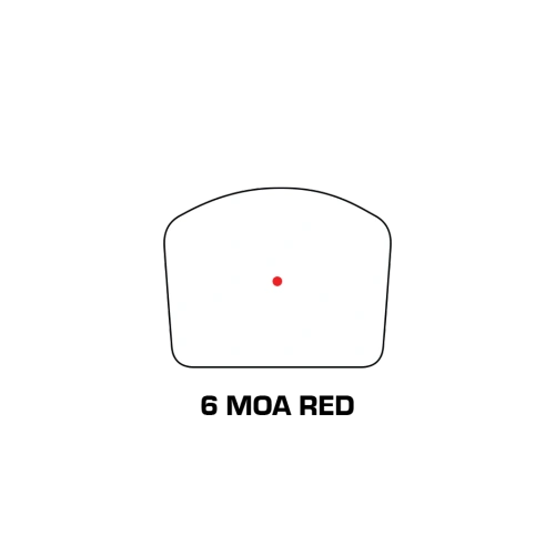 Swampfox Optics - Kolimator pistoletowy Justice II 1x30 Red Dot Sight - Otwarty - Kropka 6 MOA - JTC2130-6R