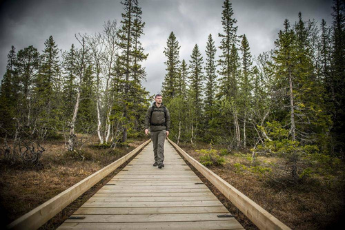 Helikon - Kurtka z kapturem Wolfhound Hoodie - Windpack Nylon - Flecktarn - KU-WLH-NL-23