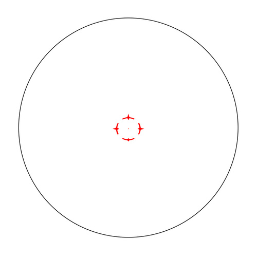Vector Optics - Celownik pryzmatyczny Paragon 1x18 X-Mini - Czarny - SCPS-M10
