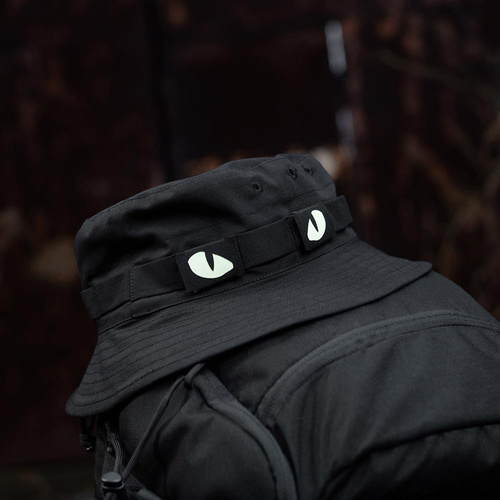 M-Tac - Naszywki odblaskowe Tiger Eyes Laser Cut - Para - Czarne - 51140002