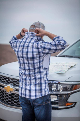 Helikon - Koszula TRIP Nylon Blend - Indigo Plaid - KO-TRI-NB-P8