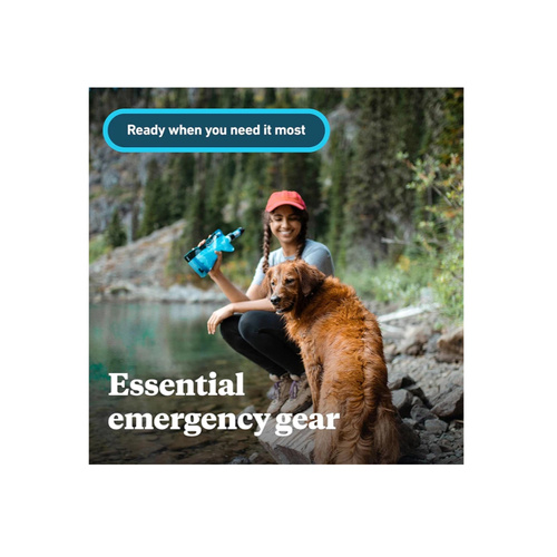 Sawyer - Filtr do wody Single Mini - Gwint 28 mm - 0,1 μm - Fioletowy - SP350A