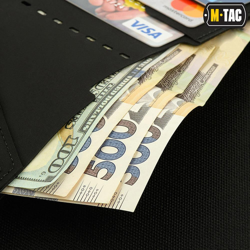 M-Tac - Portfel Slim Elite Gen.II - Czarny - 10171802