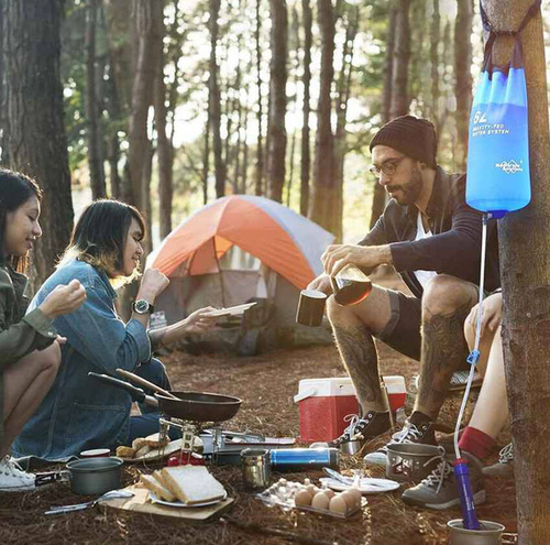 Membrane Solutions - Filtr grawitacyjny - 3L - Niebieski - OESF005