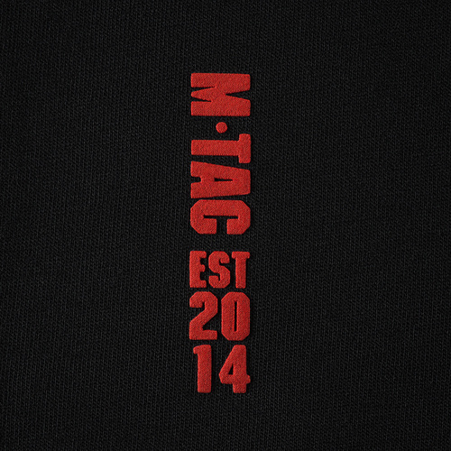 M-Tac - Koszulka Train Hard Oversized Cotton - Czarna - 80162002