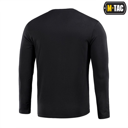 M-Tac - Koszulka wojskowa z długim rękawem - Czarna - 20067002