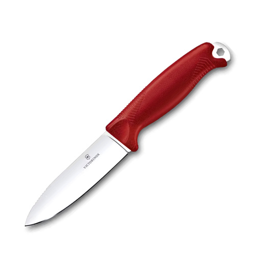 Victorinox - Nóż z głownią stałą Venture - Sandvik 14C28N - Czerwony - 3.0902