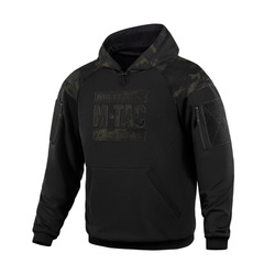 M-Tac - Bluza z kapturem Combat Black Edition - Bawełna - Czarna - 20544208