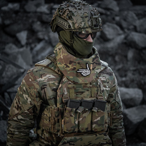 M-Tac - Naszywka Skeleton Shooter - Haft - Cordura 500D - Czarny - 51375002