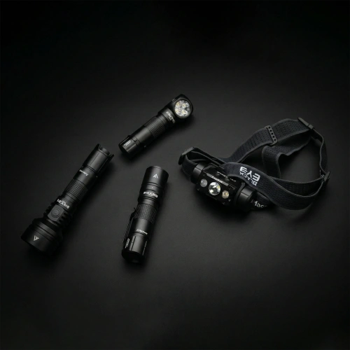 Mactronic - Latarka kątowa Black Eye R40 - 4000 lm - 8 trybów pracy - Płynna regulacja jasności - THL0060