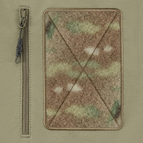 M-Tac - Bluza z kapturem Combat - Bawełna - Light Olive - 20520083