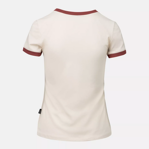 Helikon - T-shirt damski Catch the spirit - Bawełna - Sand/Czerwony - TS-CTS-CB-3G