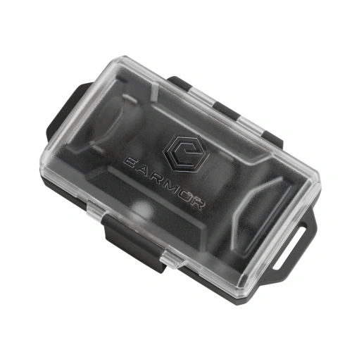 Earmor - Aktywne ochronniki słuchu M23T - NRR 25 dB - Bluetooth 6.0 - Czarne - M23T-AI-BK