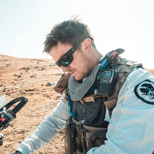 Magpul - Okulary balistyczne Apex Eyewear - Czarna ramka / Szaro-zielone szkła - Polaryzacyjne - MAG1130-1-001-1900