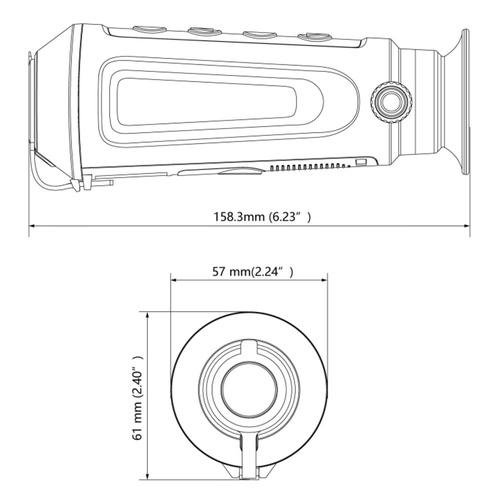 Hikvision - Kamera termowizyjna Hikmicro Lynx Pro LE10 - Czarny - HM-TS02-10XG/W-LE10