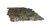 Mil-Tec - Siatka maskująca Basic Light Net - 3 x 2,2 m - Poliester - Flecktarn - 14462021