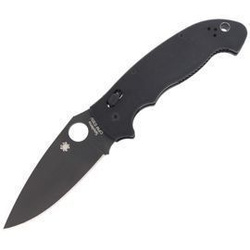 Spyderco - Nóż składany Manix™ 2 XL G-10 Black / Black Blade - C95GPBBK2