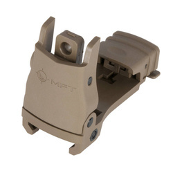 MFT - Składany przeziernik na szynę Picatinny Flip Up Rear Sight - Polimer - SDE - BUPSWR-SDE