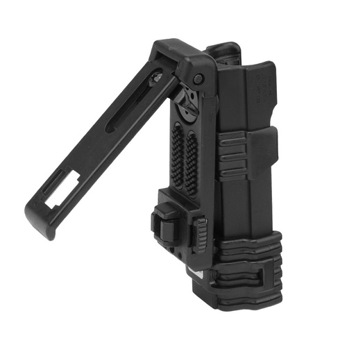 ESP - Uchwyt SuperHolder do pałki teleskopowej Heavy Duty - Montaż regulowany UBC-02 do pasa - Czarny - SH-121