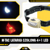 M-Tac - Latarka czołowa 4+1 LED - 18 lm - AAA - Khaki - MTC-HL-022-KH