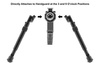 UTG - Dwójnóg składany Recon Flex - 8"-12" - M-LOK - TL-BPDM02