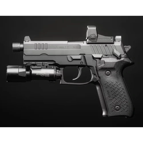 Swampfox Optics - Otwarty kolimator pistoletowy Liberty II 1x24 3R - Czerwona kropka 3 MOA - FMC - LBT2124-3R