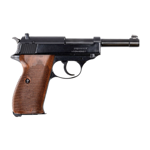 Umarex - Pistolet wiatrówka CO2 Walther P38 - 4,5 mm - Czarny/Brązowy - 5.8089