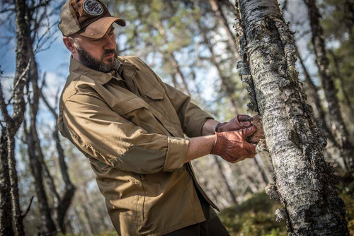 Helikon - Koszula bushcraftowa Woodsman - DuraCanvas - Czarny - KO-WDN-DC-01