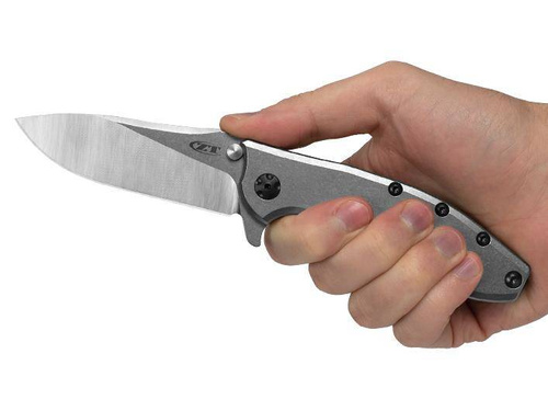 Zero Tolerance - Nóż składany ZT Hinderer 0562TI - CPM 20CV - Szary - 0562TI