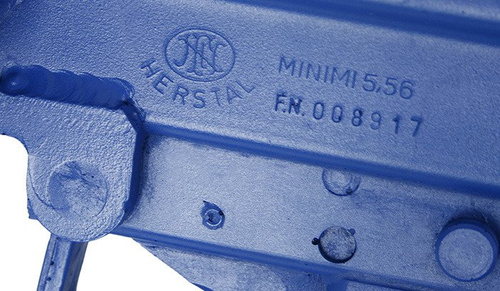BLUEGUNS - Treningowa Atrapa Karabinu Maszynowego - FN M249 - FSM249B - Law Enforcement Blue - FSM249B