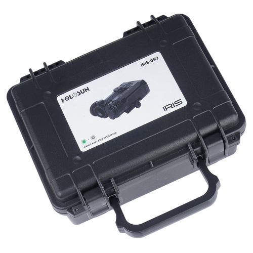 Holosun - Laserowy wskaźnik celu Iris-2 - Aluminium - Zielony/IR laser - Czarny - IRIS-GR2