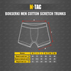 M-Tac - Bokserki męskie Scretch Trunks - Bawełna - Dark Olive - 70028048