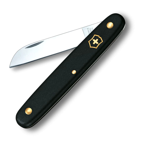 Victorinox - Scyzoryk Floral Knife - Sheepsfoot - 1.4410 - Czarny - 3.9050.3B1