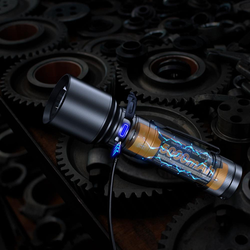 Fenix - Latarka LED akumulatorowa - 3000 Lumenów - 5000 mAh - C7