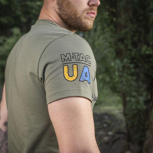 M-Tac - T-shirt UA Side - Bawełna - Oliwkowy - 80026038